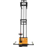 Double Mast Stacker, Electric Operated, 2200 lbs. Capacity, 150" Max Lift We Share Industrial Supply