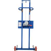 Low Profile Lite Load Lift, Hand Winch Operated, 400 lbs. Capacity, 55" Max Lift We Share Industrial Supply