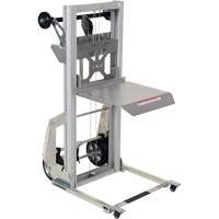 Portable Aluminum Load Lifter, Foot Pump Operated, 200 lbs. Capacity, 61" Max Lift We Share Industrial Supply