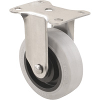 2309 Caster, Rigid, 4" (101.6 mm), Envirothane Grey, 350 lbs. (158.8 kg.) We Share Industrial Supply