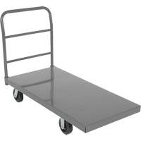 Platform Truck, 48" L x 24" W, 2000 lbs. Capacity, Rubber Casters We Share Industrial Supply