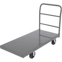 Platform Truck, 48" L x 24" W, 2000 lbs. Capacity, Rubber Casters We Share Industrial Supply