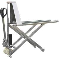 Chariot &eacute;l&eacute;vateur &agrave; ciseaux Eco, 45" lo x 21" la, Acier inoxydable, Capacit&eacute; de 2200 lb We Share Industrial Supply
