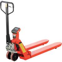 Transpalette avec balance et imprimante thermique Eco, 45" lo x 22,5" la, Capacit&eacute; de 4400 lb We Share Industrial Supply