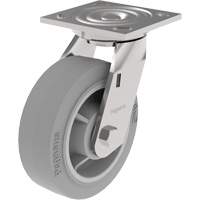 21 Series Medium-Duty Caster, Swivel, 8" (203.2 mm), Urethane, 1000 lbs. (453.6 kg.) We Share Industrial Supply