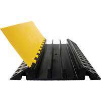 Protecteur de c&acirc;ble droit robuste Powerhouse, 3 canaux, 36" lo x 19,75" la x 3" h We Share Industrial Supply
