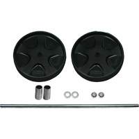Trousse de roues et axe pour chariot de concierge We Share Industrial Supply