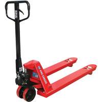 Transpalette avec roues en polyur&eacute;thanne, Acier, 48" lo x 27" la, Capacit&eacute; 5500 lb We Share Industrial Supply