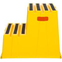 Escabeau industriel, 2 marches, 26" x 22-7/16" x Hauteur 19-11/16" We Share Industrial Supply
