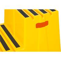 Escabeau industriel, 2 marches, 26" x 22-7/16" x Hauteur 19-11/16" We Share Industrial Supply
