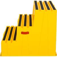 Escabeau industriel, 3 marches, 34-13/16" x 22-7/16" x Hauteur 28-1/2" We Share Industrial Supply