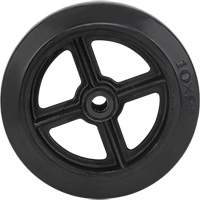 Mold-On Rubber Wheel, 10" (254 mm) Dia. x 2" (50.8 mm) W, 948 lbs. (430 kg) Capacity We Share Industrial Supply