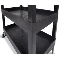 Tub Cart, 3 Tiers, 35-1/4" x 36-1/4" x 18", 300 lbs. Capacity We Share Industrial Supply