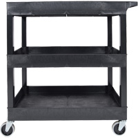 Tub Cart, 3 Tiers, 35-1/4" x 36-1/4" x 18", 300 lbs. Capacity We Share Industrial Supply