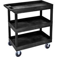 Tub Cart, 3 Tiers, 35-1/4" x 37-1/4" x 18", 375 lbs. Capacity We Share Industrial Supply