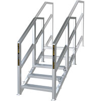 Escalier Smartstairs t&eacute;lescopique &agrave; 3-5 marches en aluminium We Share Industrial Supply
