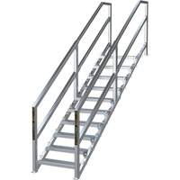 Syst&egrave;me d'escalier modulaire pour la construction de 6-10 marches SmartStairs, 75" ha We Share Industrial Supply