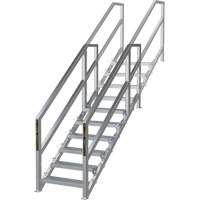 Syst&egrave;me d'escalier modulaire pour la construction de 6-10 marches SmartStairs, 75" ha We Share Industrial Supply