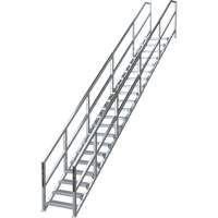 Syst&egrave;me d'escalier modulaire pour la construction de 17-21 marches SmartStairs, 157-1/2" ha We Share Industrial Supply