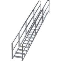 Syst&egrave;me d'escalier modulaire pour la construction de 17-21 marches SmartStairs, 157-1/2" ha We Share Industrial Supply