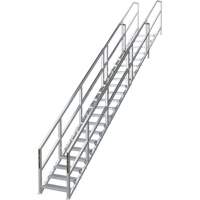 Syst&egrave;me d'escalier modulaire pour la construction de 17-21 marches SmartStairs, 157-1/2" ha We Share Industrial Supply