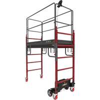 Trousse compl&egrave;te d'&eacute;chafaud motoris&eacute; Buildman Baker 6', 31" p x 118-3/4" h We Share Industrial Supply