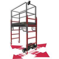 Trousse compl&egrave;te d'&eacute;chafaud motoris&eacute; Buildman Baker 6', 31" p x 118-3/4" h We Share Industrial Supply