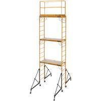 Trousse compl&egrave;te de tour d'&eacute;chafaudage pour cloison s&egrave;che de 18', 122" p x 236" h We Share Industrial Supply