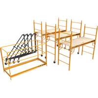 Trousse compl&egrave;te de tour d'&eacute;chafaudage pour cloison s&egrave;che de 18', 122" p x 236" h We Share Industrial Supply