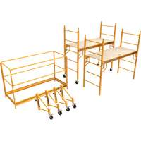 Trousse compl&egrave;te de tour d'&eacute;chafaudage pour cloison s&egrave;che de 12', 58-1/2" p x 183" h We Share Industrial Supply