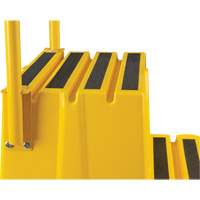 Escabeau industriel, 4 marches, 44" x 22-1/4" x Hauteur 65-1/8" We Share Industrial Supply