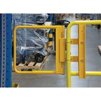 Safety Swing Gate, 21" H x 16" - 26" W We Share Industrial Supply