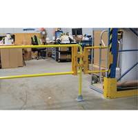 Safety Swing Gate, 21" H x 16" - 26" W We Share Industrial Supply
