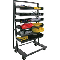 Single-Sided Heavy Duty A-Frame Cart with 6 Trays, 38" x 25" x 63", 2500 lbs. Capacity We Share Industrial Supply