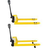 Transpalette &agrave; roues en acier, Acier, 48" lo x 27" la, Capacit&eacute; 5500 lb We Share Industrial Supply