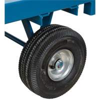 Chariot de ramassage &agrave; plateforme pour l'ext&eacute;rieur, 24" la x 48" la x Capacit&eacute; 1000 lb We Share Industrial Supply