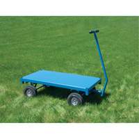 Chariot de ramassage &agrave; plateforme pour l'ext&eacute;rieur, 24" la x 48" la x Capacit&eacute; 1000 lb We Share Industrial Supply