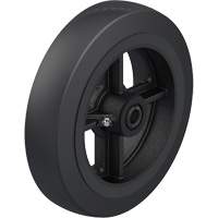 Black Rubber on Cast Iron Core Wheel We Share Industrial Supply