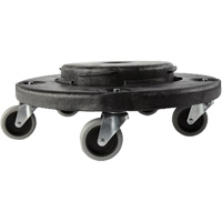 Brute&reg; Dolly, Polyethylene, Black, Fits: 20 - 55 US Gal. We Share Industrial Supply