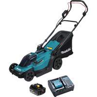 18V LXT Cordless Lawn Mower Kit, Push Walk-Behind, Battery Powered, 13" Cutting Width We Share Industrial Supply