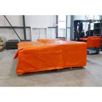 B&acirc;ches isol&eacute;es, Poly&eacute;thyl&egrave;ne, Orange, 20' x 12' x 8 mils We Share Industrial Supply