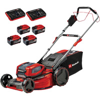 Cordless Lawn Mower, Self-Propelled Walk-Behind, Battery Powered, 21" Cutting Width We Share Industrial Supply