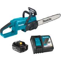 LXT Brushless Rear Handle Chainsaw Kit, 16", Battery Powered, 18 V We Share Industrial Supply