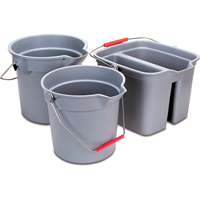 Brute&reg; Bucket, 3.5 US Gal. (14 qt.) Capacity, Grey We Share Industrial Supply