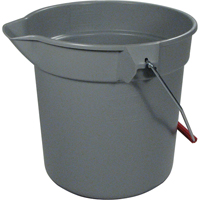 Brute&reg; Bucket, 2.5 US Gal. (10 qt.) Capacity, Grey We Share Industrial Supply