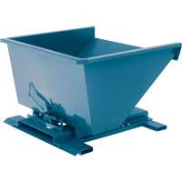 Conteneur autobasculeur, Acier, 3/4 vg³, Bleu We Share Industrial Supply