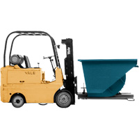 Conteneur autobasculeur, Acier, 3/4 vg³, Bleu We Share Industrial Supply
