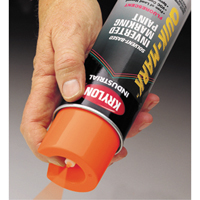 Peinture de marquage industrielle invers&eacute;e &agrave; base de solvant Quik-Mark, 17 oz, Canette a&eacute;rosol We Share Industrial Supply