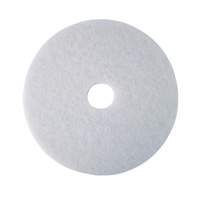 Floor Pad, 17", Polish, White We Share Industrial Supply