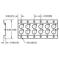 Rails logistiques-Rail horizontal de s&eacute;rie E We Share Industrial Supply